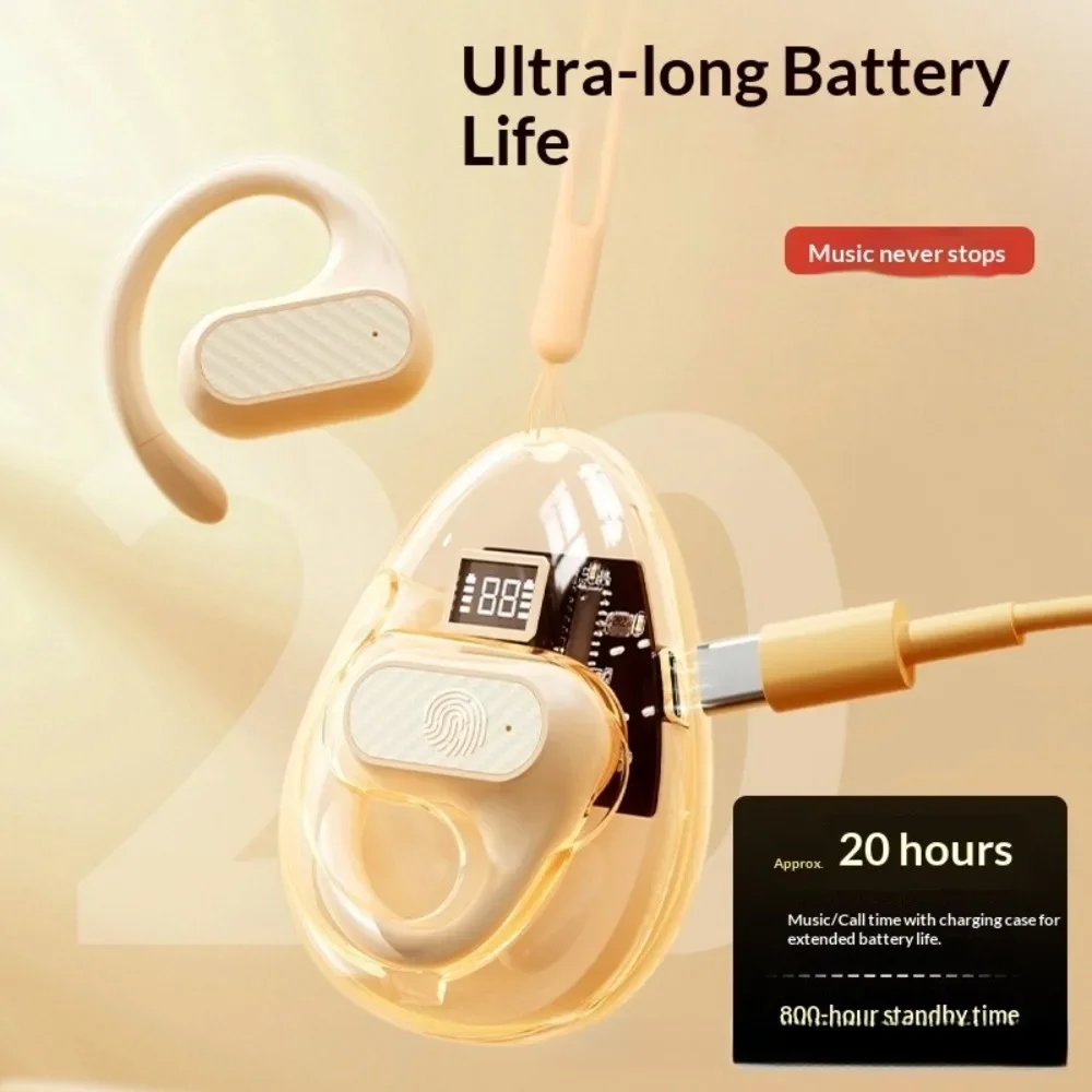 Sleep Earphones Non In Ear Lightweight Comfortable Wearing HiFi Sound for Night Rest Deep Sleep Relax Nap Home Daily Life Use