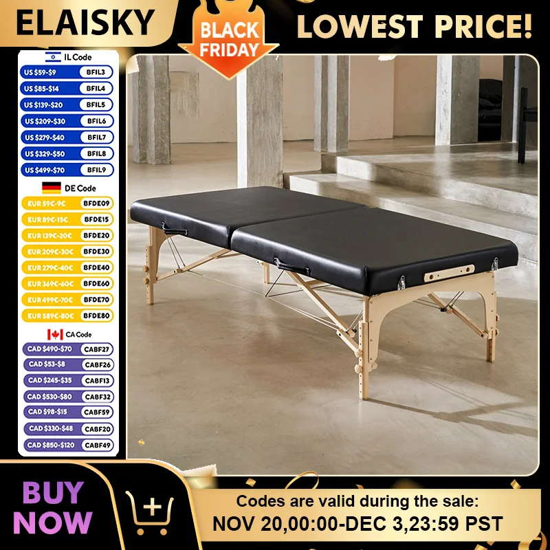 

Портативная косметическая кровать, складная массажная кровать для спины, широкий подъем, портативная массажная кровать для салона красоты, кровать для татуировки, мебель для салона красоты