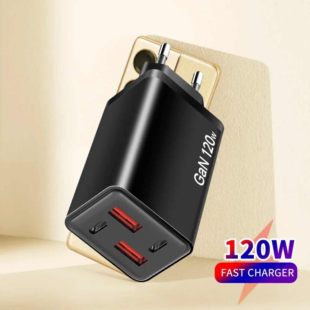 GaN 120W Type C Fast Charging Quick Charge Charger USB Charg