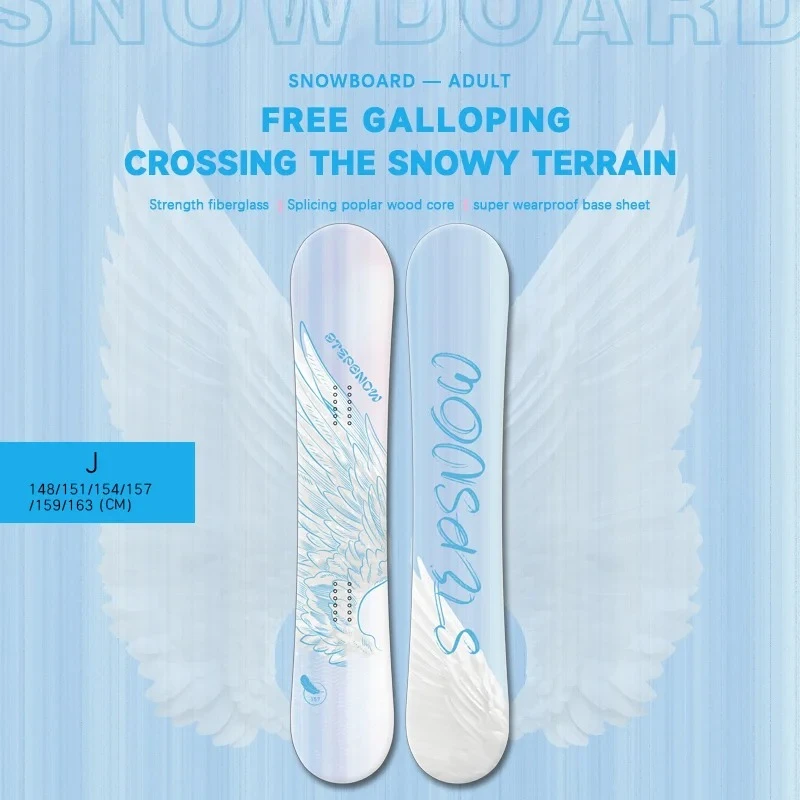 Factory Sale Skis Professional Snowboard Custom Design Fiberglass ABS  Sandwich Poplar Women Man Skiing