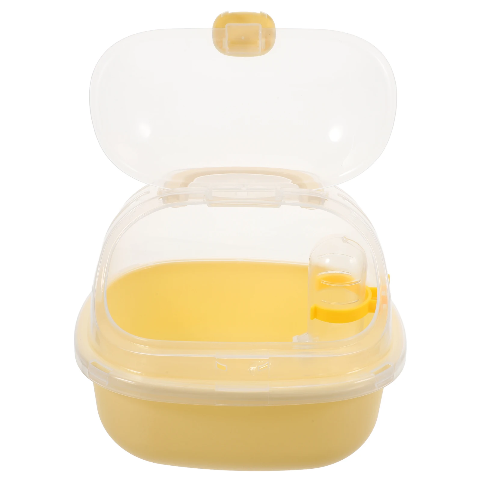 

Portable Hamster Cage Small Pet Carrier Transparent Travel Container H Design Outdoor Carry Cage Pp