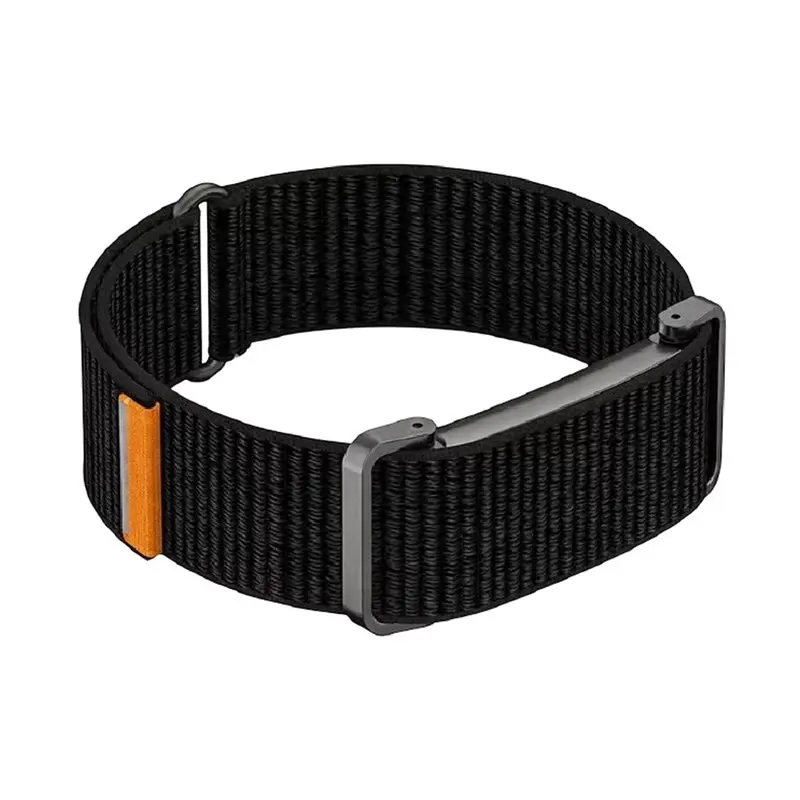 B03B-Metal Protective Case Nylon Strap For Google Fitbit Ultra-Slim Feather-Light Breathable Quick Release Replacement Wrist Ban