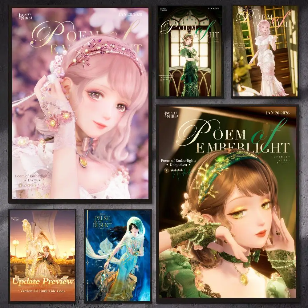 Game I-Infinity Nikki fantasy fashion Poster Modern Aesthetic Cool Premium Decor for Bedrooms and Gaming Rooms