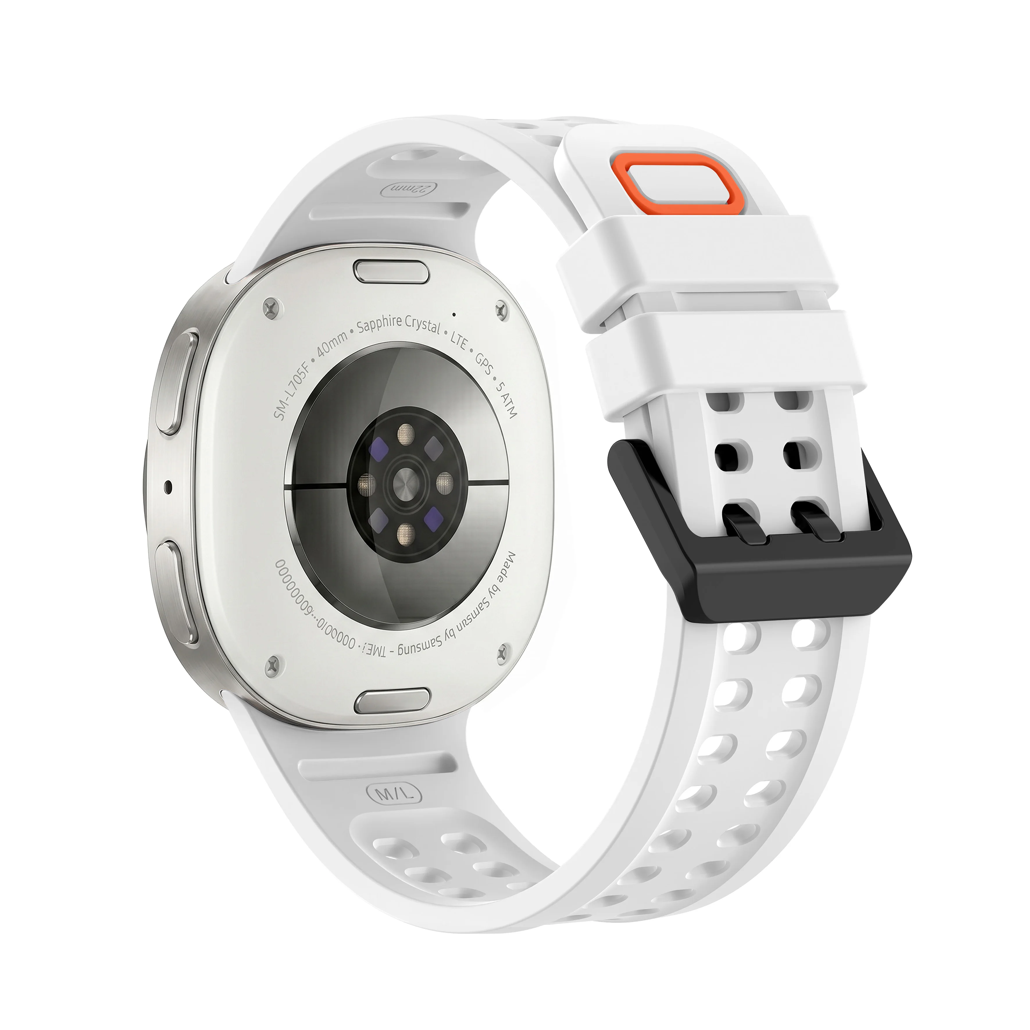 Silikon-Sportarmband für Samsung Galaxy Watch 8 9 40mm 44mm 8 Classic 46mm Armband für Galaxy Watch Ultra 2 – Detail 2