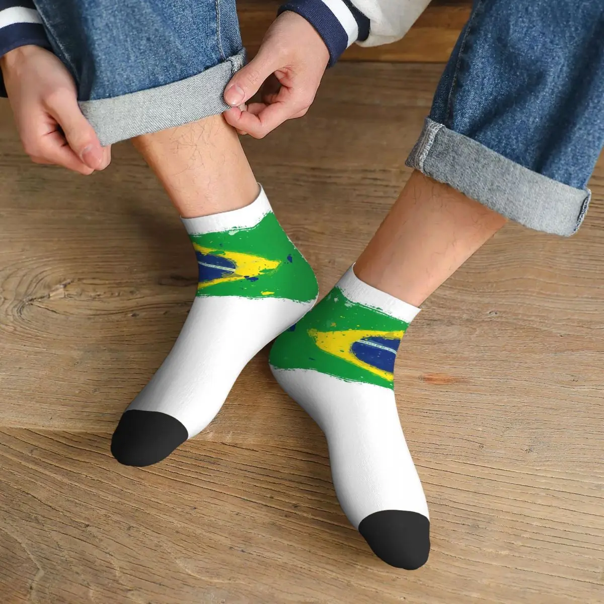 

Brazil Flag Socks Harajuku High Quality Stockings All Season Socks Accessories for Unisex Birthday Present