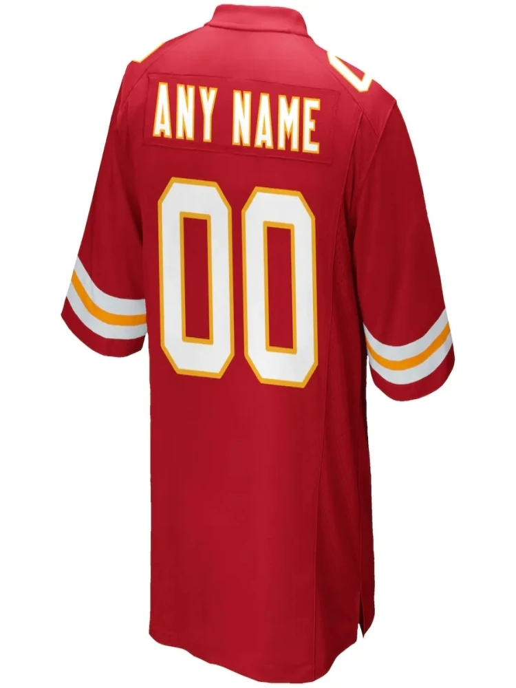 Chemises d'uniforme de Football américain cousues de haute qualité, Kansas City, Patrick Mahomes Kelce