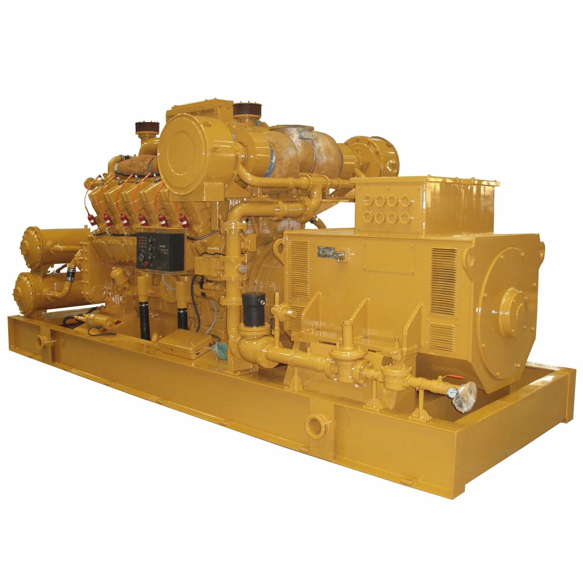 Benzingeneratoren 1 MW / 2 MW Biogas-Pflanzengenerator mit Behälter