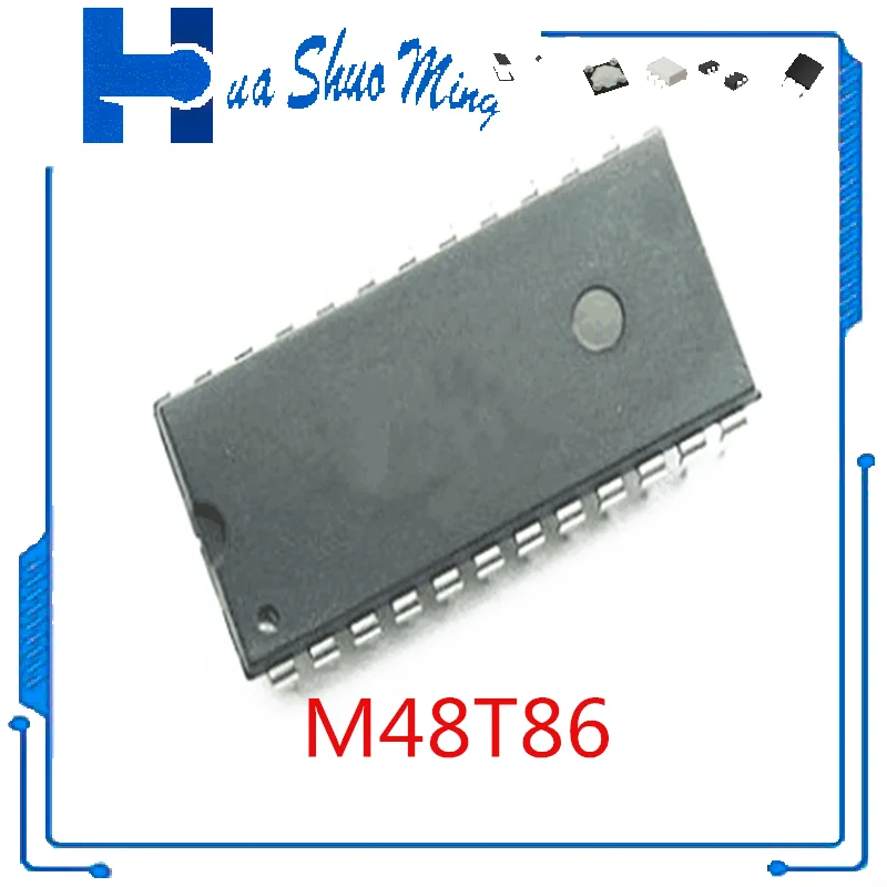 10Pcs/Lot  M48T86PC1 M48T86PCI M48T86 DIP-24 MCP73833-AMI/MF MCP73833 QFN10