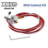 3D Printer MK7 Mk8 Hotend 12V 40W Assembled Kit  J-head 0.4mm Nozzle 1.75mm Filament for Anet A2 A8 3D Printer Parts Universal