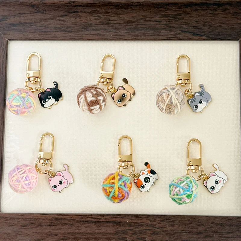 Меховой-шар-с-мультяшным-котенком-креативный-мини-брелок-аксессуары-милые-ювелирные-изделия-для-пар-usb-флеш-накопитель-подвеска-для-сумки-airpods