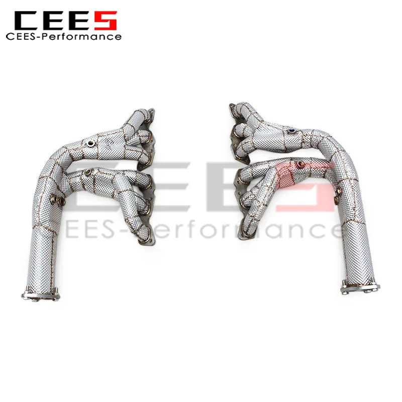 

Коллектор двигателя CEES для Aston Martin Vanquish V12 6,0L 2012-2016, выхлопная система уличного автомобиля, прямая труба из нержавеющей стали