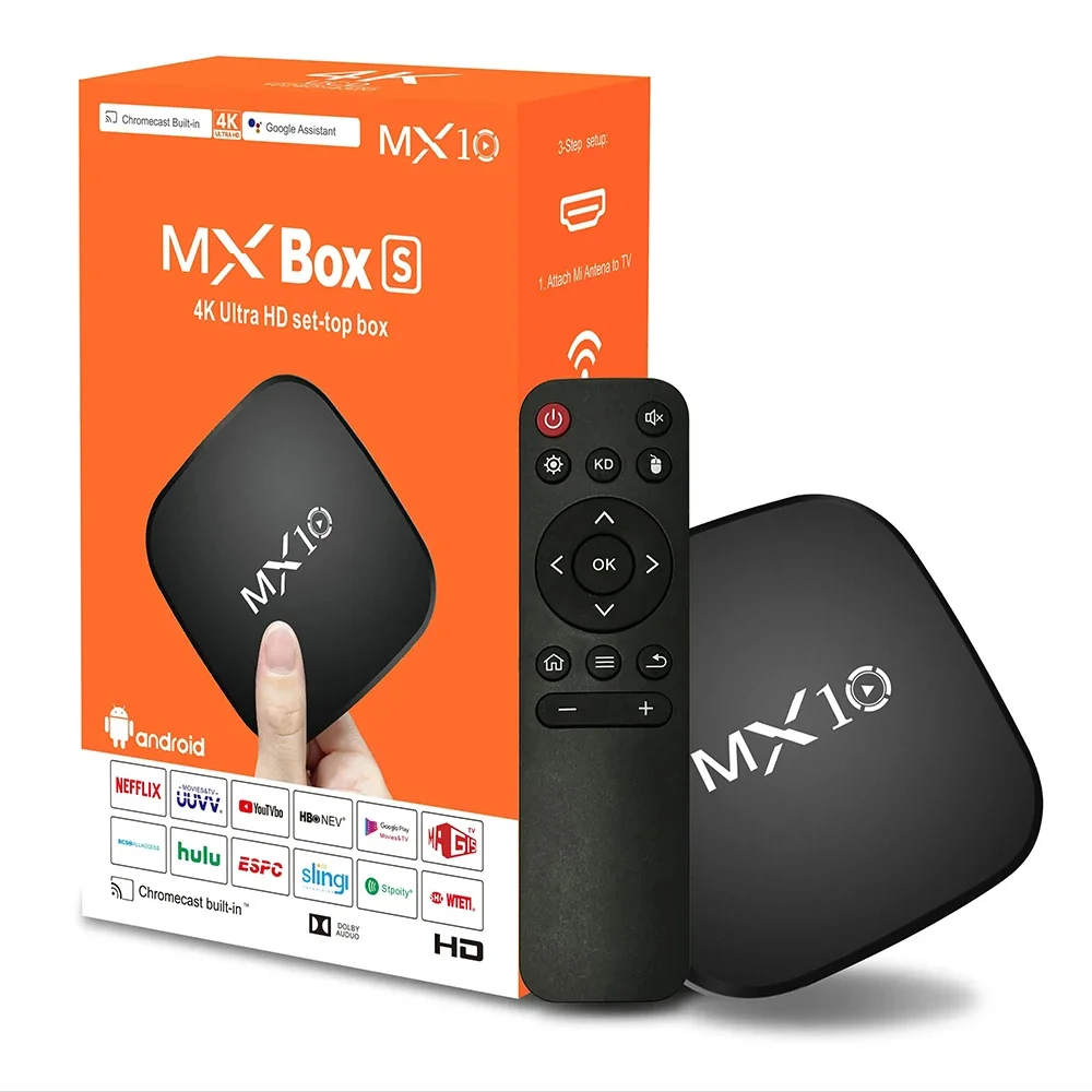 جديد أندرويد تي في بوكس 1 جيجابايت 8 جيجابايت Mini Mx10 Smart Tvbox 2 4g Wifi RK3228 رباعي النواة فك التشفير 4K صندوق التلفزيون الذكي ثنائي النطاق واي فاي