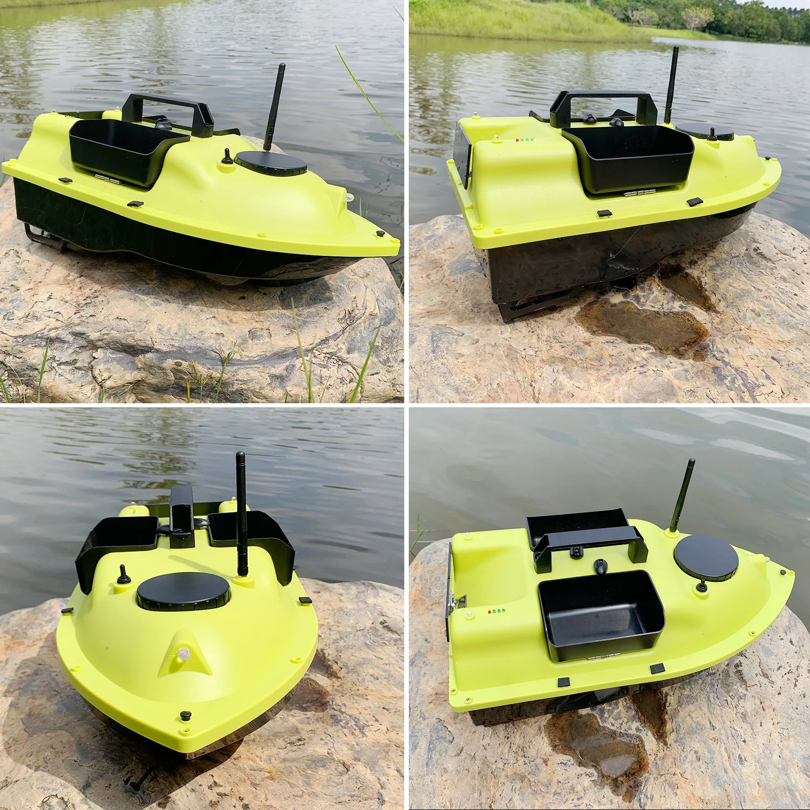 GPS RC Bait Boat For Fishing With 400-500M Remote Range Fish Finder Fishing Tool 5200mAh/12000mAh Available