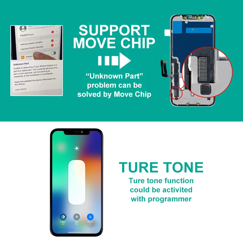 AMOLED Für iPhone Serie Display Für iPhone 12 15 14 13 11 LCD Bildschirm Mit True Tone 3D Touch Für iPhone XS MAX LCD Großhandel – Detail 4