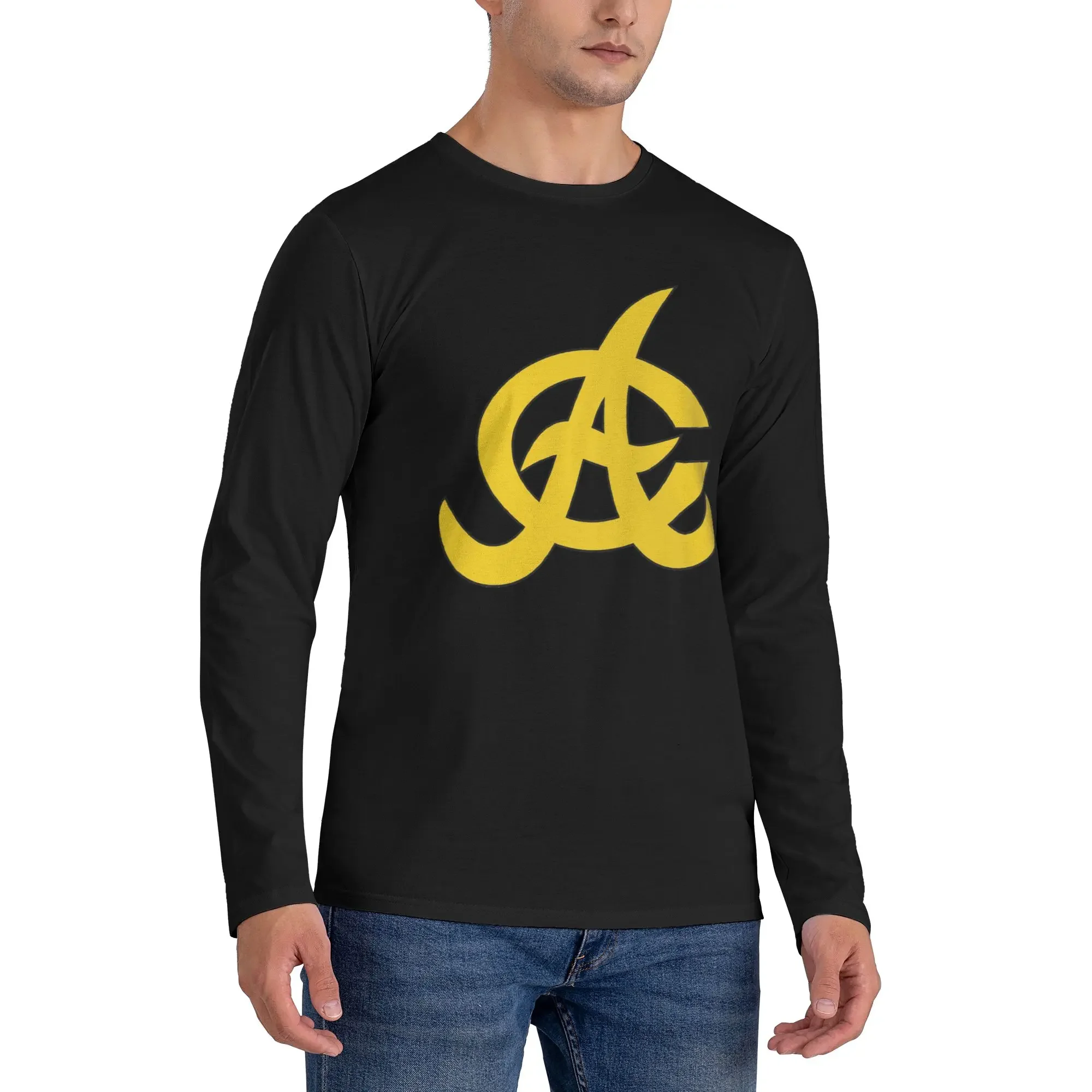 

Aguilas Cibaenas Dominican Baseball Team Men's Long Sleeved T-shirt Casual Round Neck T shirts Spring and Autumn Men tops