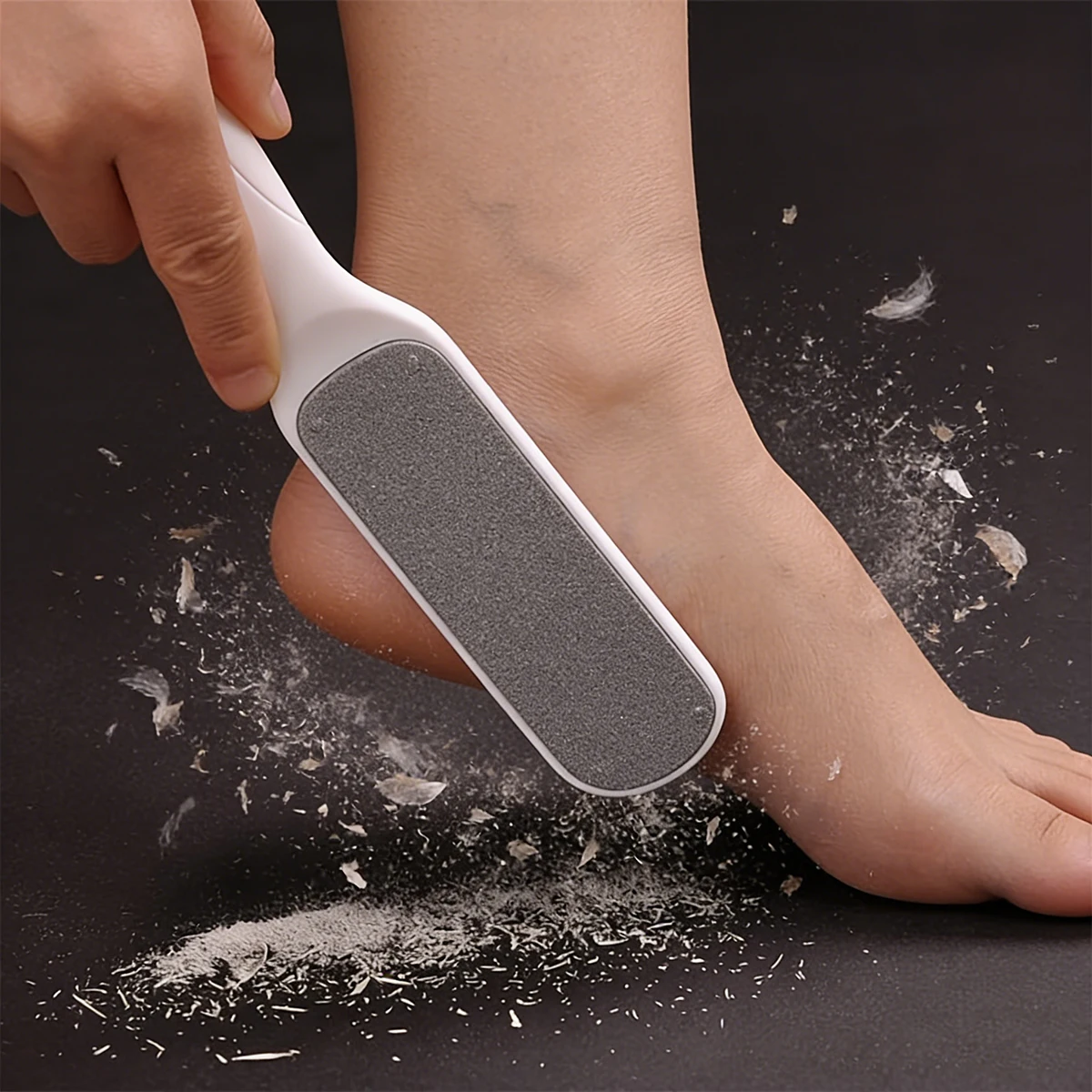 High-Quality 304 Stainless Steel Foot File Double Sided Callus Remover For Dead Skin Professional Pedicure Tools Callous Scraper