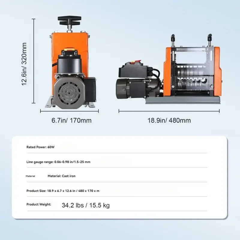 Pelacables eléctrico multicanal, herramienta peladora y peladora de cables y deserciones, pelador de cables completamente automático