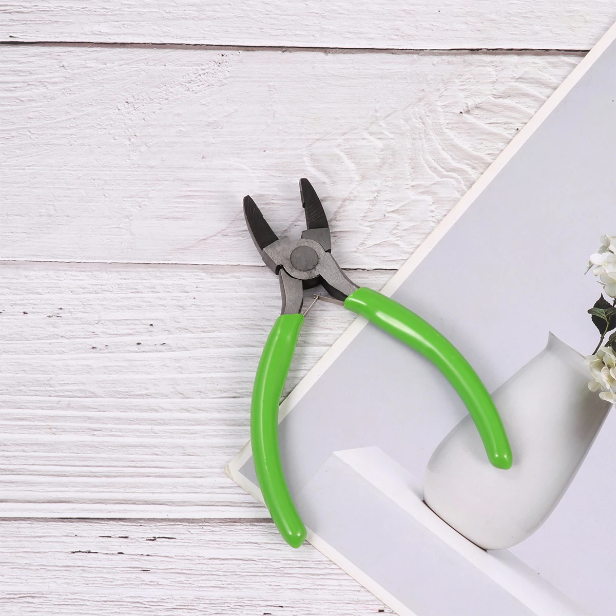 

Jewelry Pliers Plastic Handle DIY Tools Round Mouth Manual Craft Supplies Durable Storage Easy Use Friendly Design Hand Tools