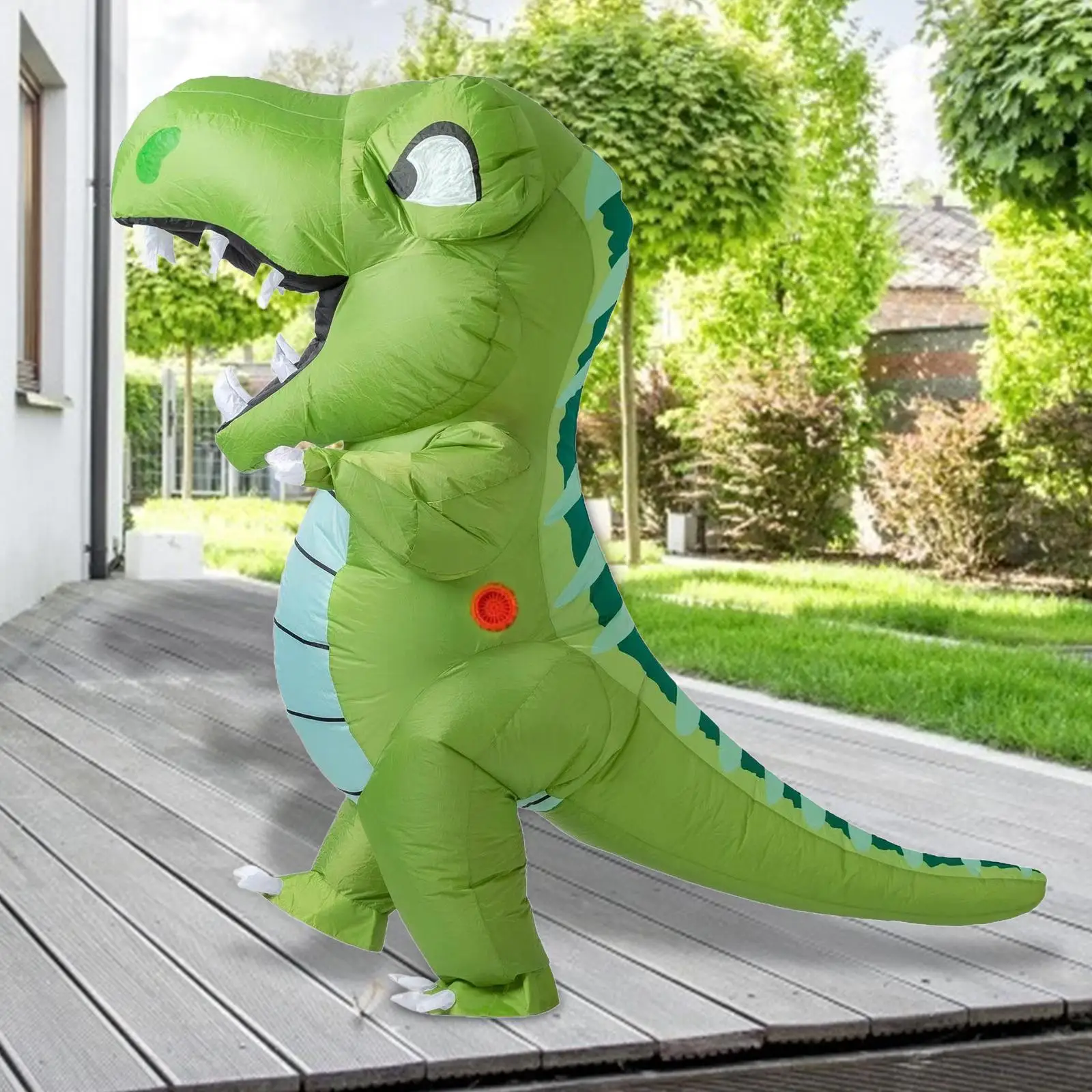 Funny Full Body Dinosaur Inflatable Costume for Holidays Stage Performance