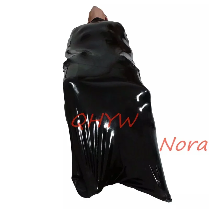 Sexy Handmade Customize Black Men Male Latex Sleepsack Bodybag Bag