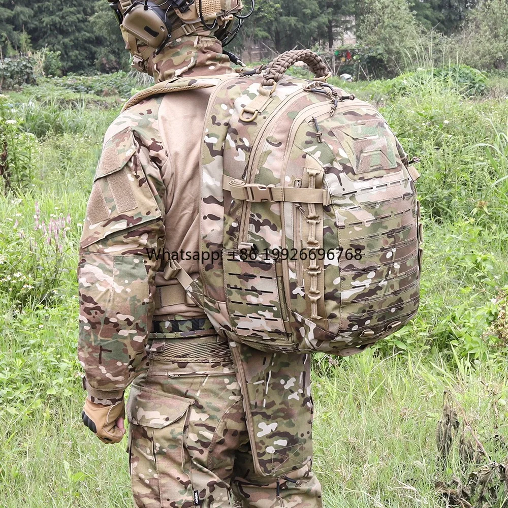 

Nylon Large Capacity Waterproof Backpack for Outdoor Sports Tactical Travel Camping Adventures with Soft Feature manufacturer