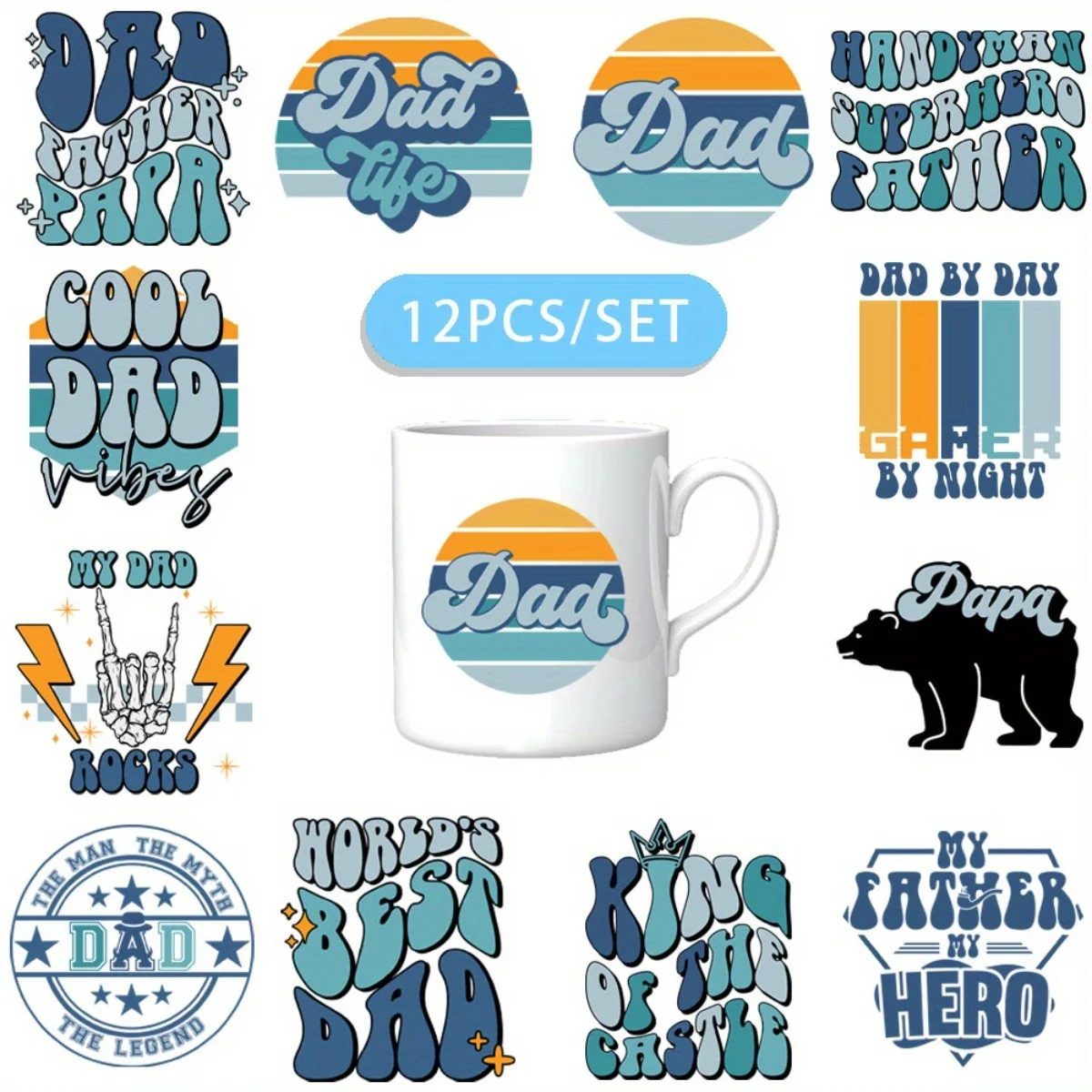 12PCS/SET Father's …