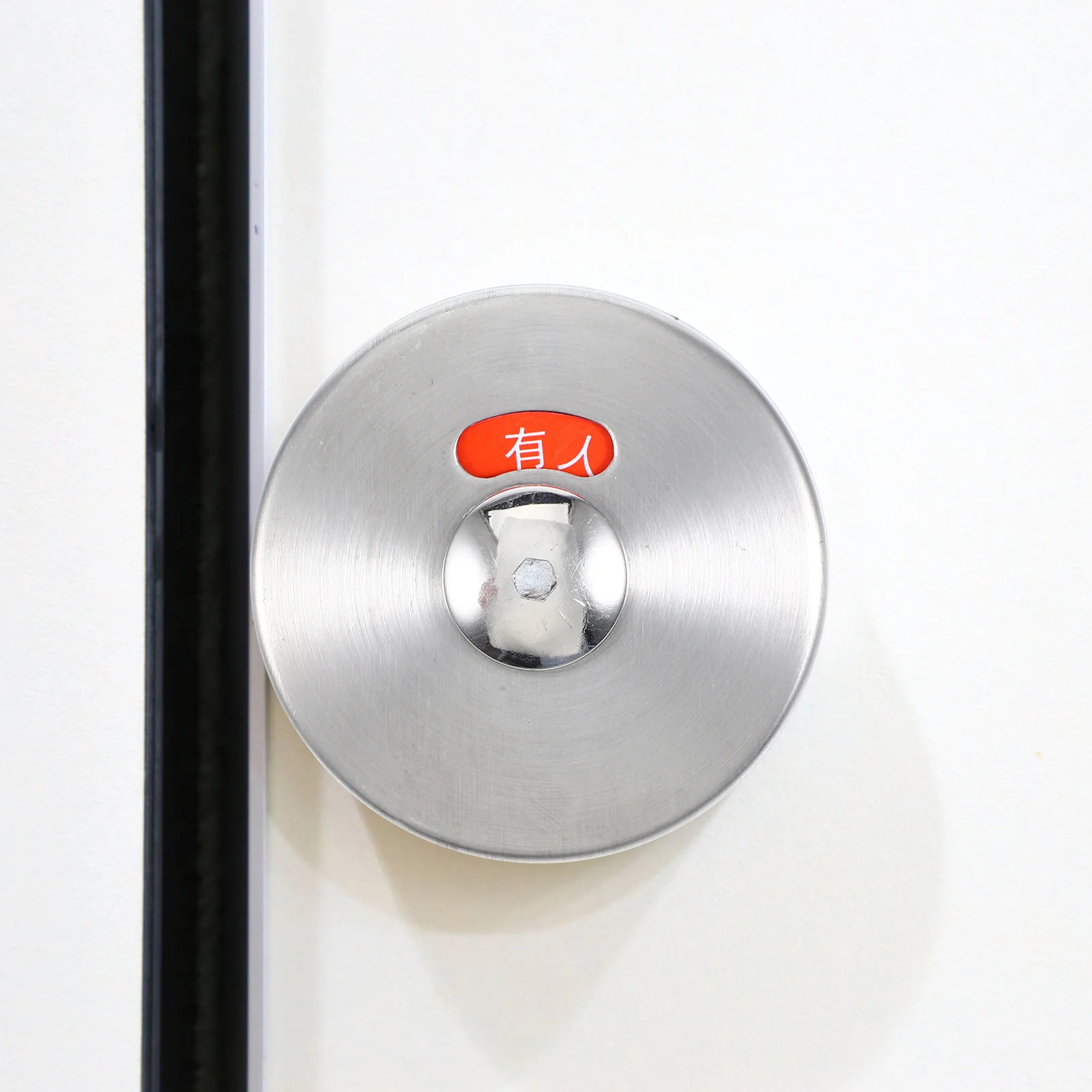 

Stainless Steel Partition Lock Privacy Indicator Lock Commercial Bathroom Locks for Doors Easy Mounting Durable Design