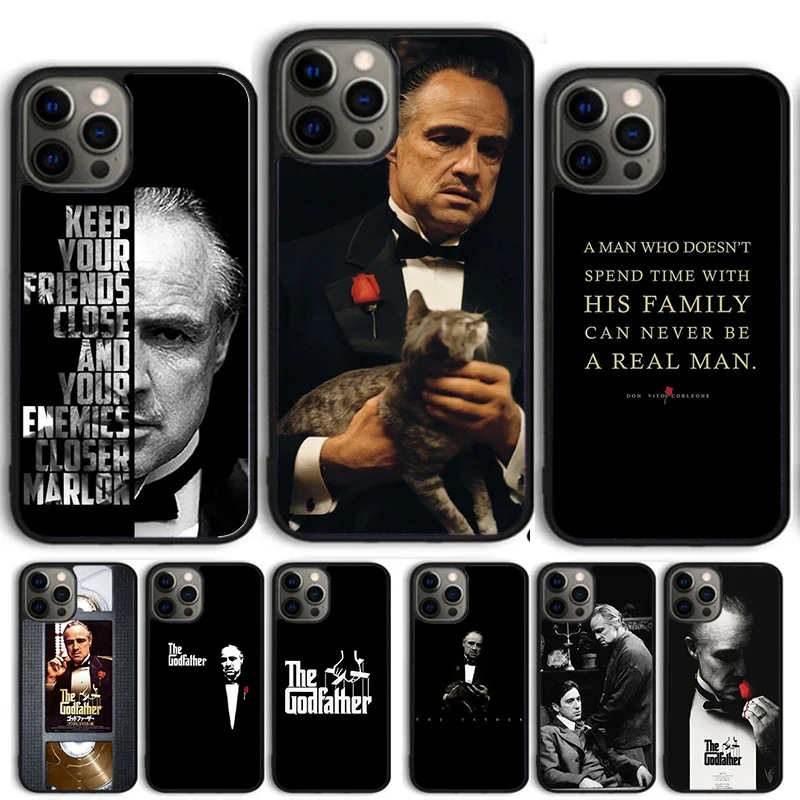 The Godfather Artwork Phone Case For iPhone 14 15 16 13 12 Mini Max Cover For Apple 14 15 16 11 Pro Max 8 7 Plus SE2020 Coque