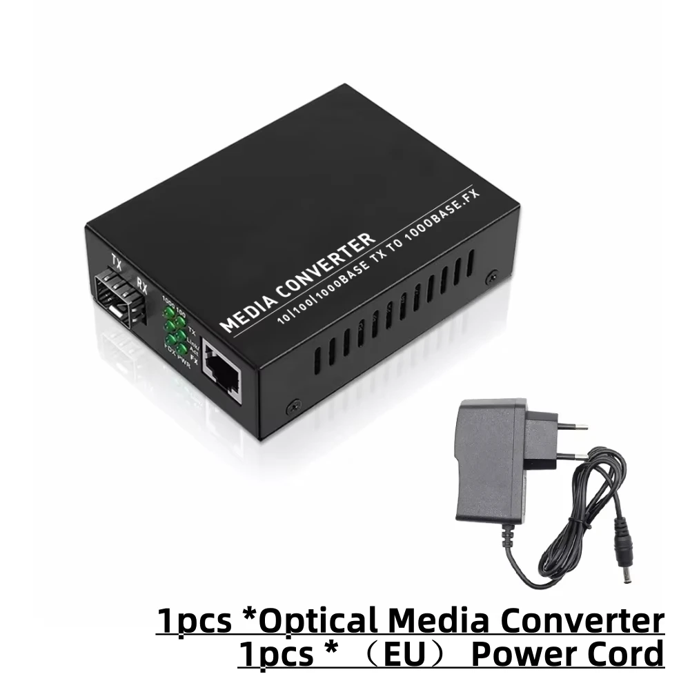 ZoeRax Gigabit SFP zu RJ45 Medienkonverter 1,25G LC Multimode-Glasfaser-Transceiver Kompatibel mit Cisco/TP-Link/Anderen Marken