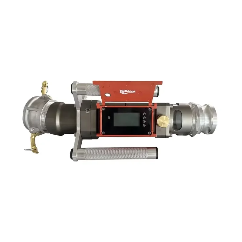 Portable Fuel Tank Gravity Unloading Flow Meter for Diesel 3 Inch Quick Connector