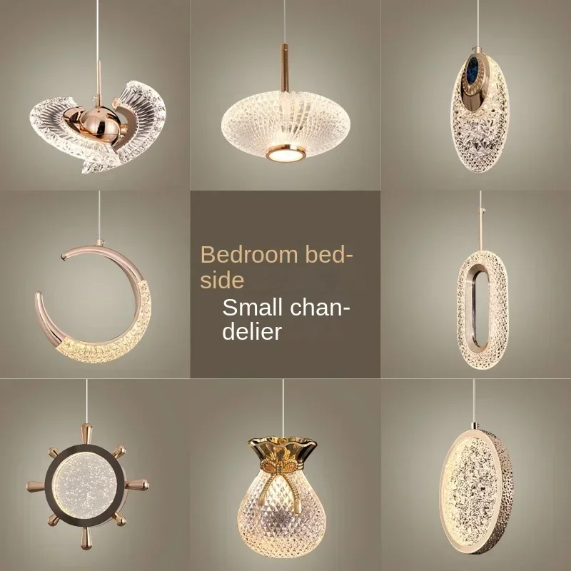 

Nordic Creative Light Luxury Bedroom Bedside Chandelier Modern Personalized Single-head Chandelier