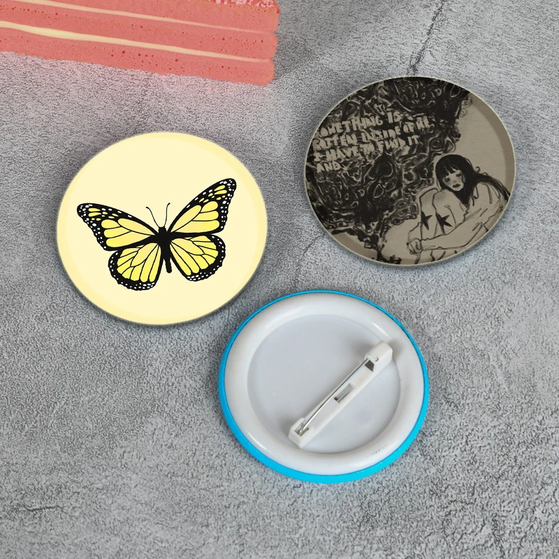 Schattige Mierenkat Maanspelden, Bee Ghost Kikker Paddestoel Vlinder Cartoon Badge, Handgemaakte Broches, Borstspeld Voor Rugzak Cadeau Accessoire