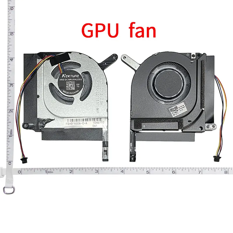 CPU GPU Cooling Fan Notebook Cooler Radiator For Asus TUF Gaming FA506Q QR QM FA506H FX506H FA506HM FA706 FX506 FX506LU FX706