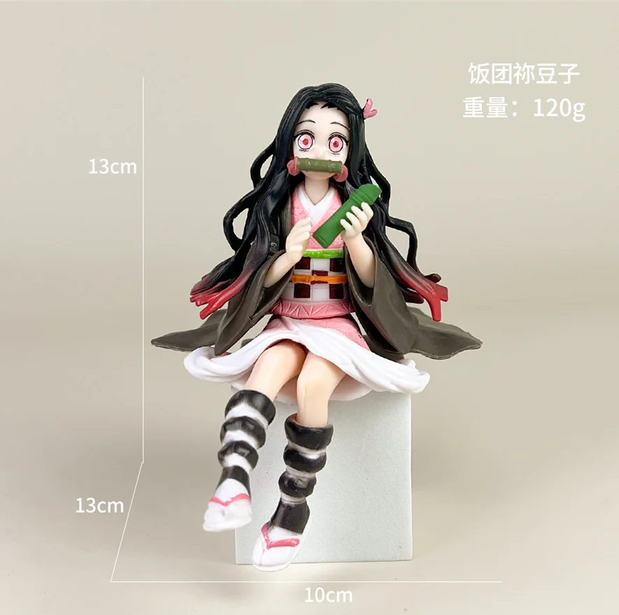 Hot Anime Demon Slayer Sit Eating Hochwertige Reisfigur Alle Stile Tanjiro Nezuko Kyoujurou Tengen Tokitou Muichirou Figur – Detail 16