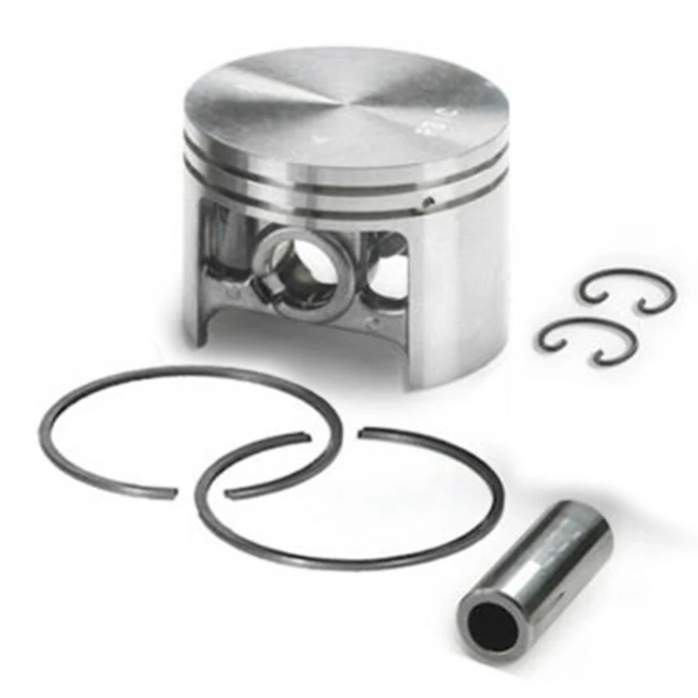Practical High Quality Piston Rings For Meteor Wrist Pin Circlips Garden Power Tool Piston 52mm Accessories Chainsaw