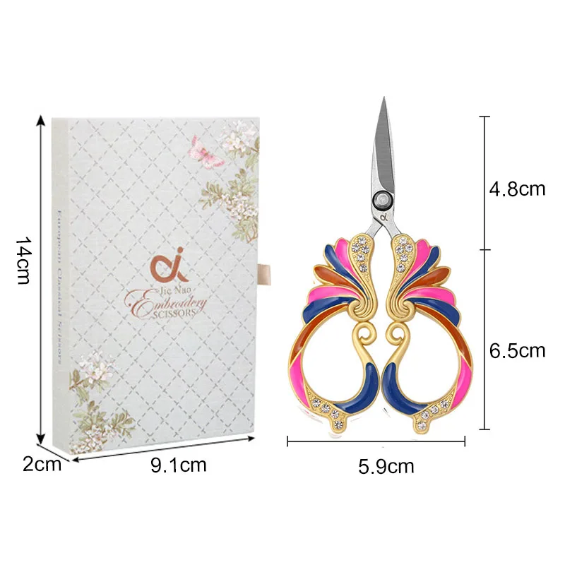 Vintage Tailor Sewing Scissors Craft Embroidery scissors DIY Craft Thread Small Scissor For Sewing And Needlework Cutting Shears
