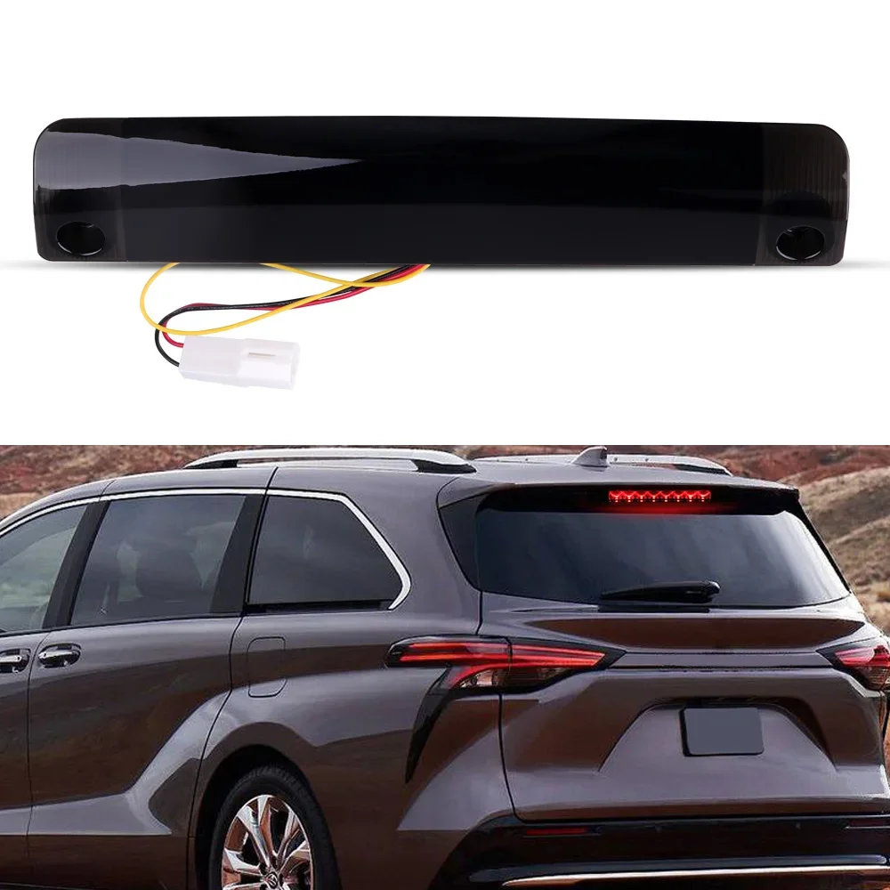 

Автомобильные аксессуары, высокие стоп-сигналы в сборе для Toyota Sienna — 25 см и 27 см — красный свет с черным или красным корпусом