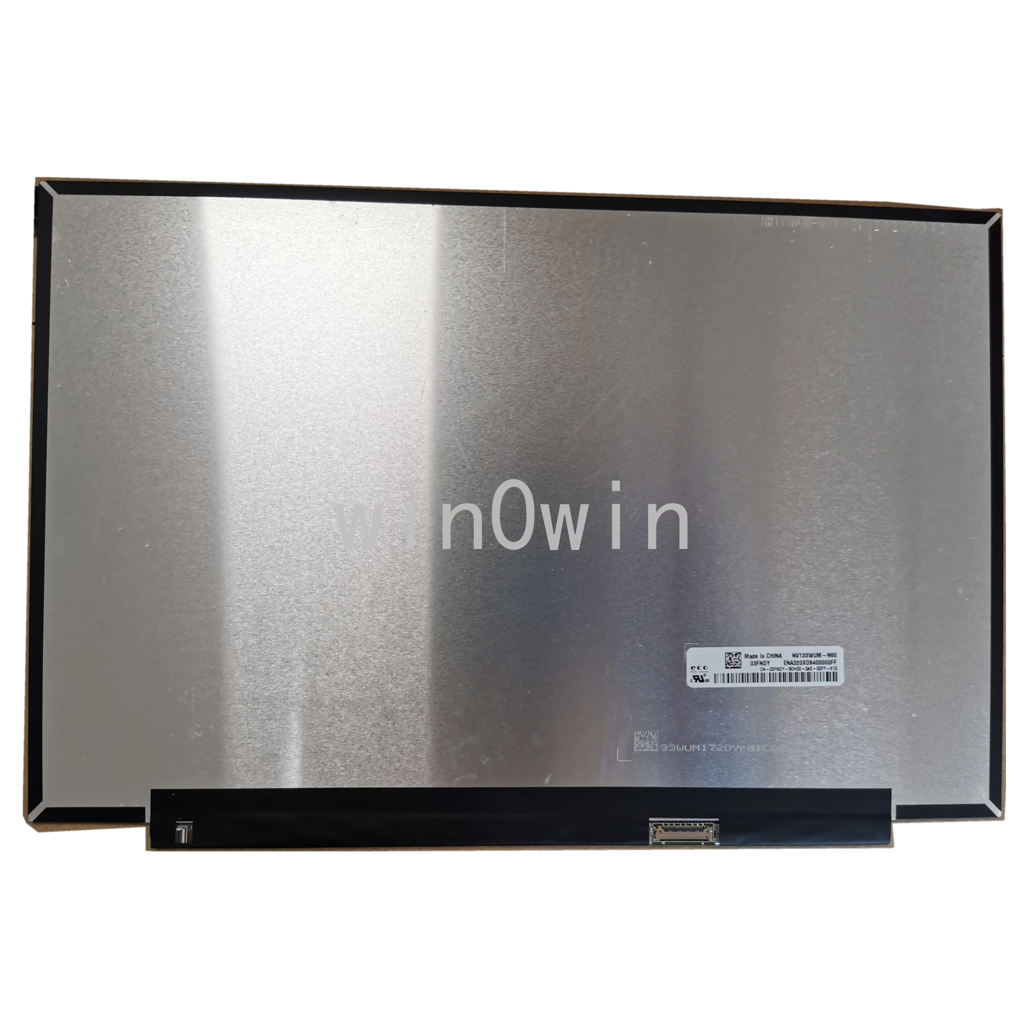 

NV133WUM-N60 03FNDY 13.3" LED LCD Screen IPS Laptop Display Panel Slim