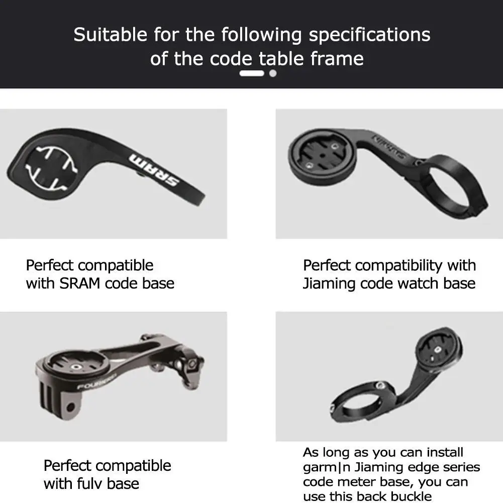 Universal Bike Phone Mount - Compatible with SRAM/Garmin Mounts, Adjustable Silicone Holder for Shockproof Cycling