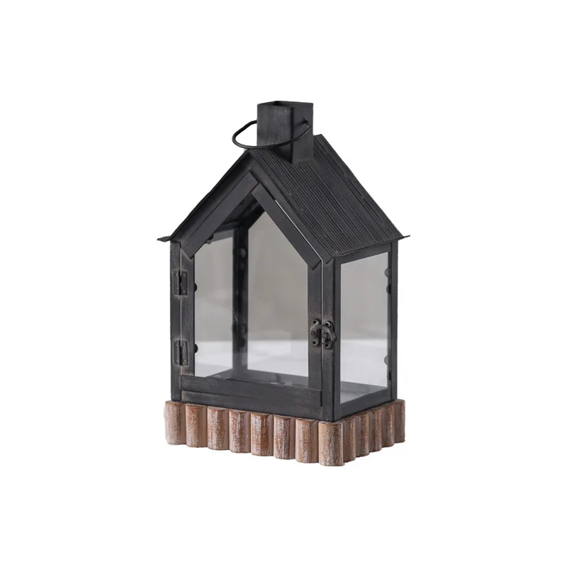 

Outdoor windproof night light decoration restaurant retro soft decoration jewelry American solid wood small