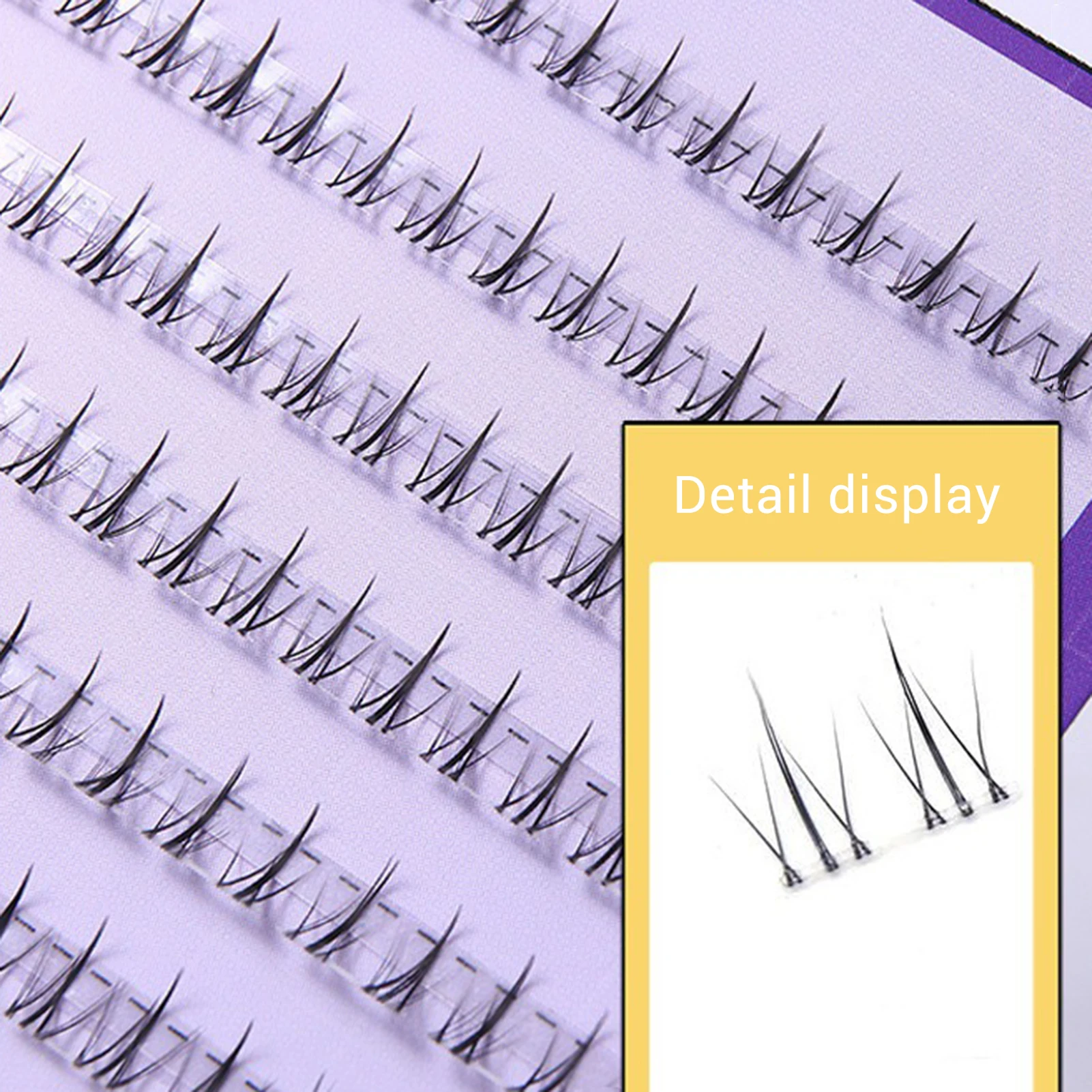 Bottom lash extenstions individual Natural Lower Segmented Eyelashes Wispy Volume Long Lower false Eyelashes supplies