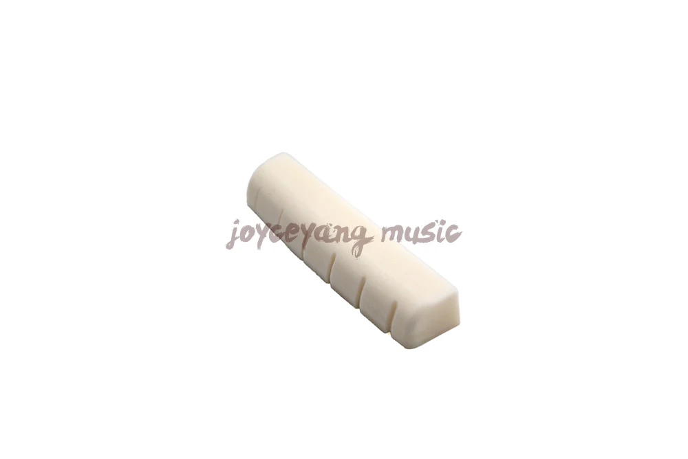 1 Set of Guitar Nut/Saddle Bone Ivory For Left Hand Acoustic Guitar