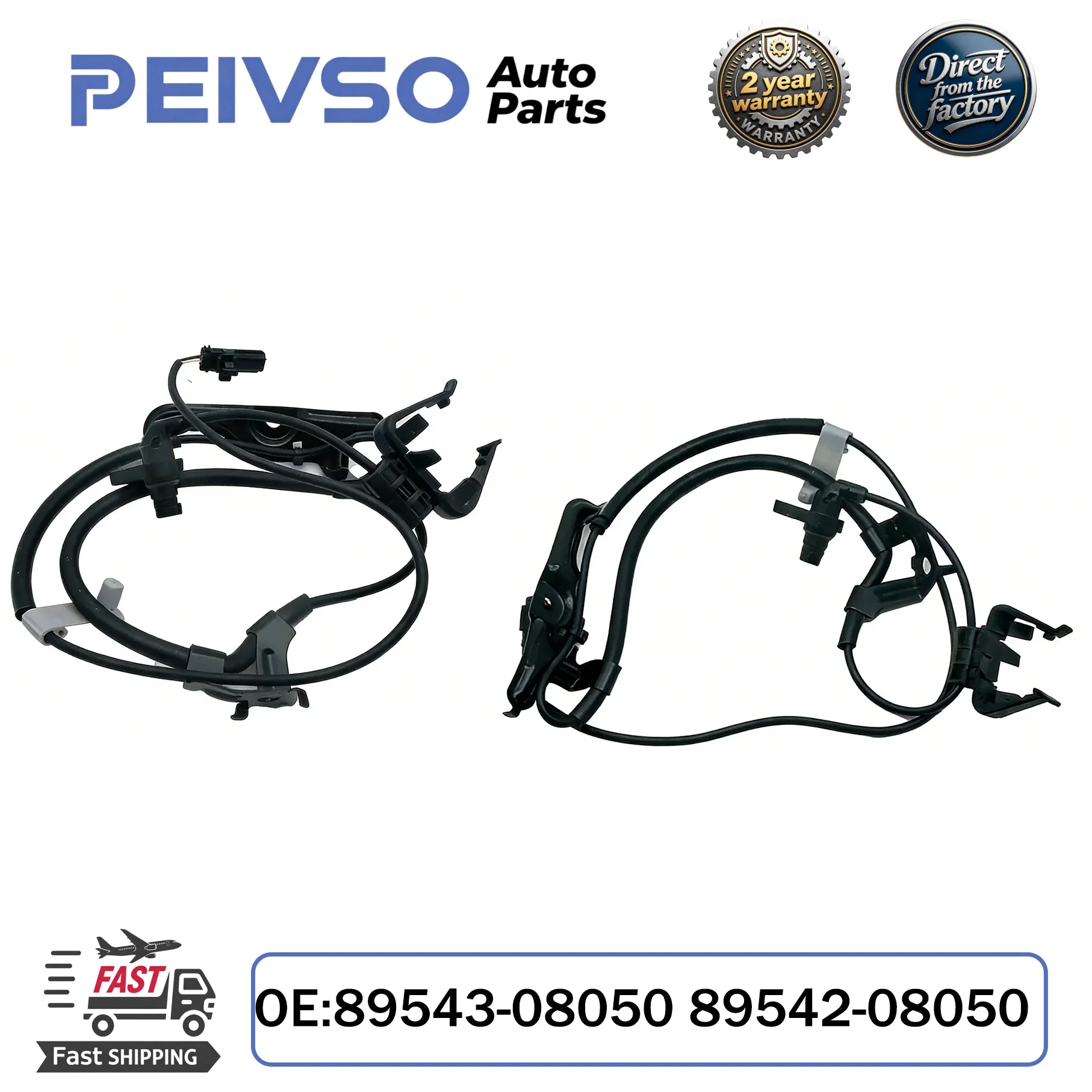 

NEW 89542-08050 89543-08050 Front Left/Right ABS Wheel Speed Sensor For TOYOTA SIENNA 2011-2020 8954308050 8954208050