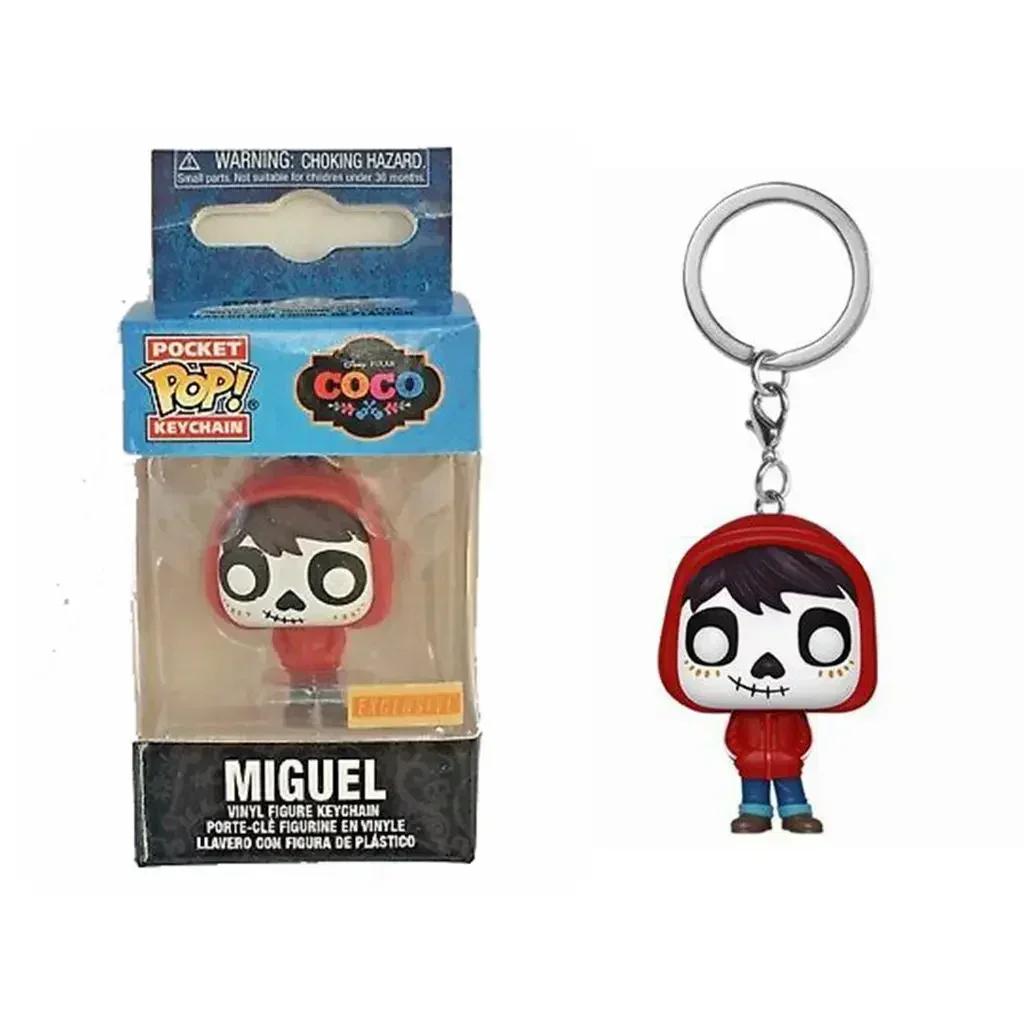 Disney PIXAR MOVIE COCO FUNKO POP Keychains Pocket POP COCO Miguel Exclusive Action Figure Toys Keychain for Ornaments Gifts - Image 3