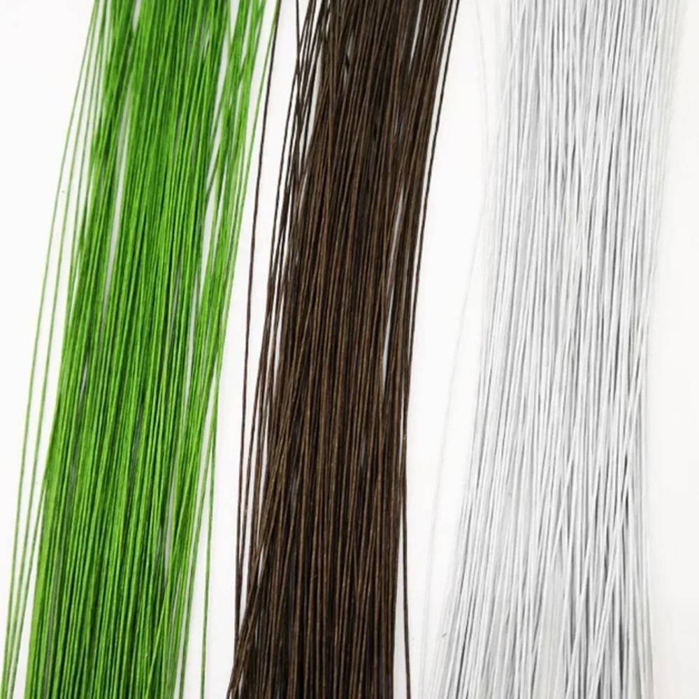 100/500/1500 stücke 40 cm Floral Stem Draht Handwerk Dunkelgrüner Draht Für Floristen Blumenarrangement Für DIY Material Handgemachte Accessoies – Detail 6