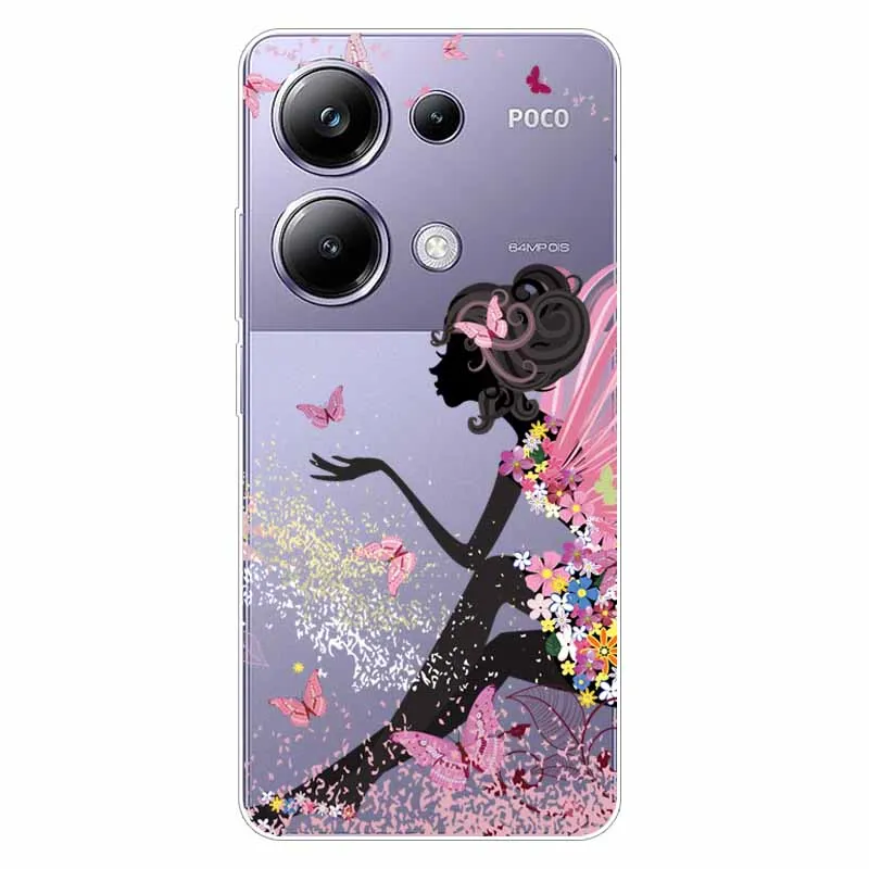 For Xiaomi Redmi Note 13 Pro 4G Case Cute Transparent Soft Protective Cases For Redmi Note 13Pro 4G Cover Dog Bumper TPU Clear