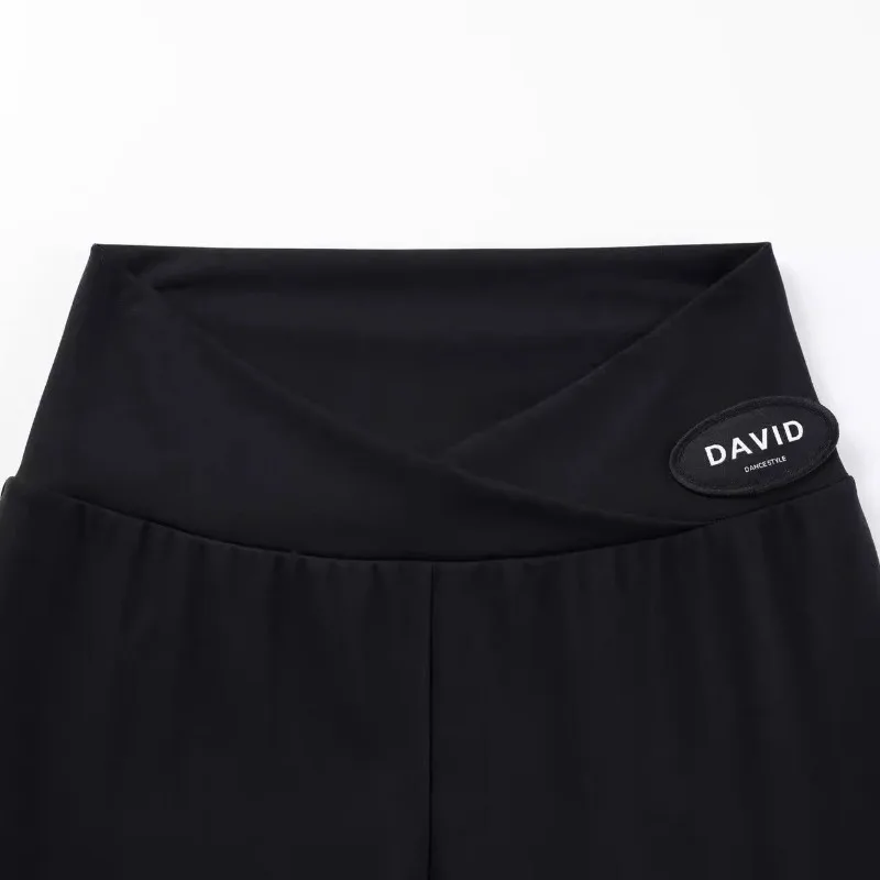 Customized DAVID 【 Pants 】 Women's Latin Dancewear Practice Dress Chacha Lumba Tango Dance High Waist Micro Pull Pants DW224