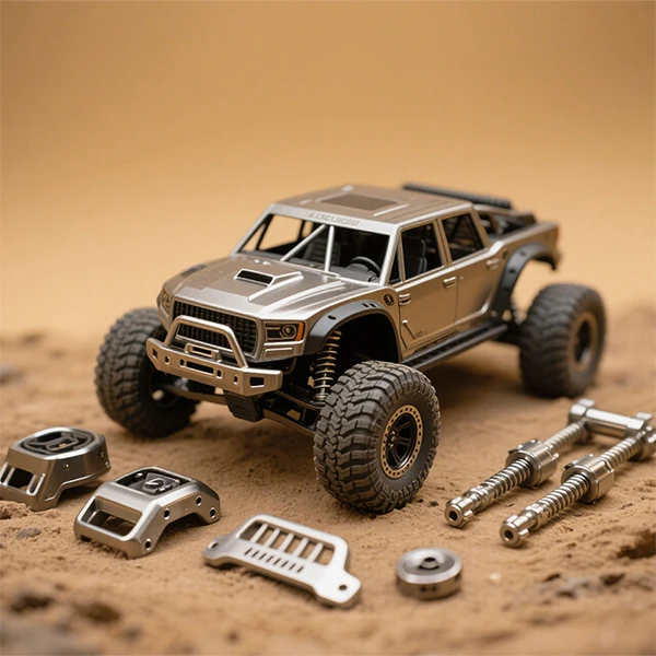 Kit De Eje De Metal Para Coche RC MN82, MN82S Y MN82 Pro - Varilla De Enlace Trasero De Aleación De Aluminio, Mejora De Suspensión Para Escalada