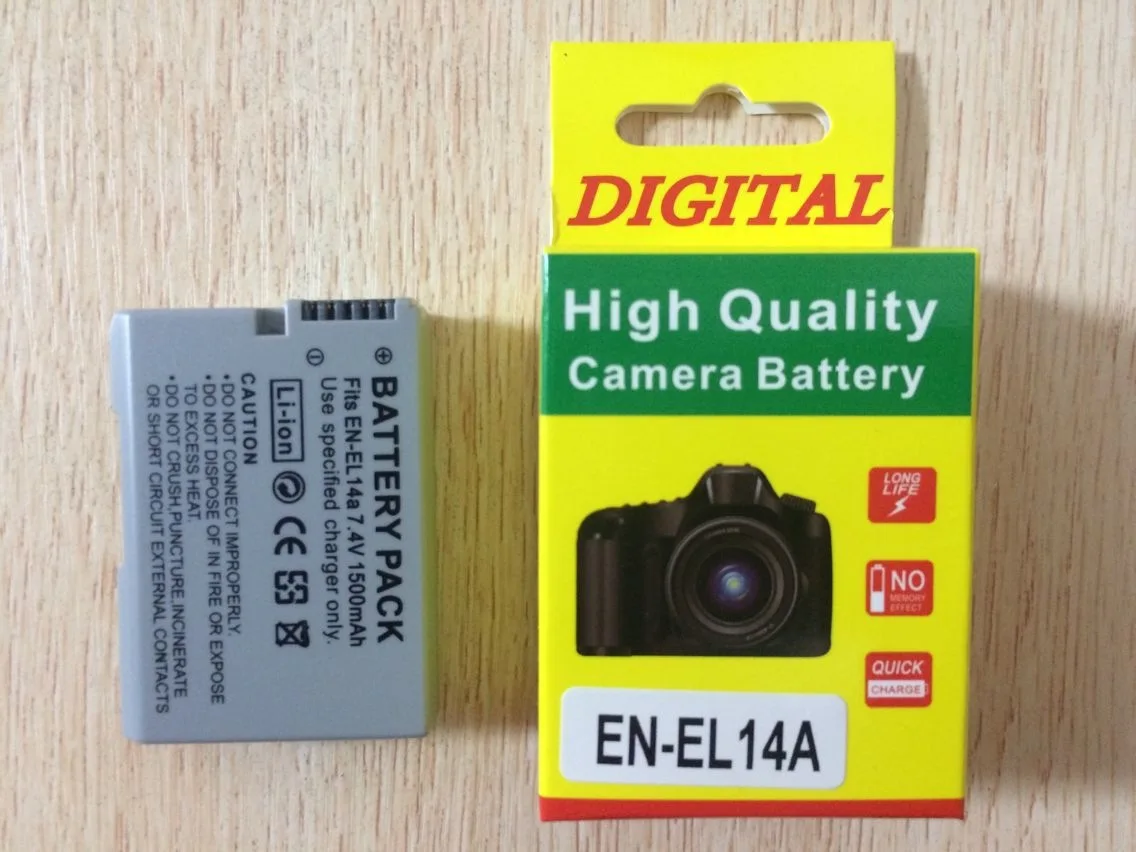 EN-EL14 EN-EL14a ENEL14 EL14a Camera Battery For Nikon P7800 P7700 P7100 D5500 D5300 D5200 D3200 D3300 D5100 USB Battery Charger