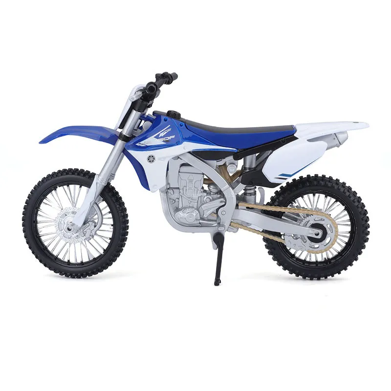 Maisto-réplica de motocicleta YAMAHA YZ450F, escala 1:12, con detalles auténticos, colección de modelos de motos, juguete de regalo